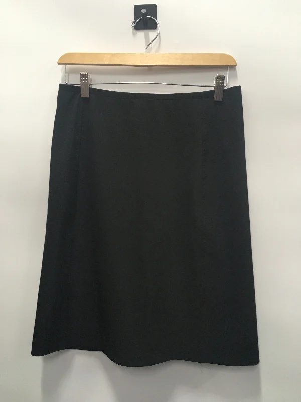 Black Skirt Midi Adrienne Vittadini, Size 8