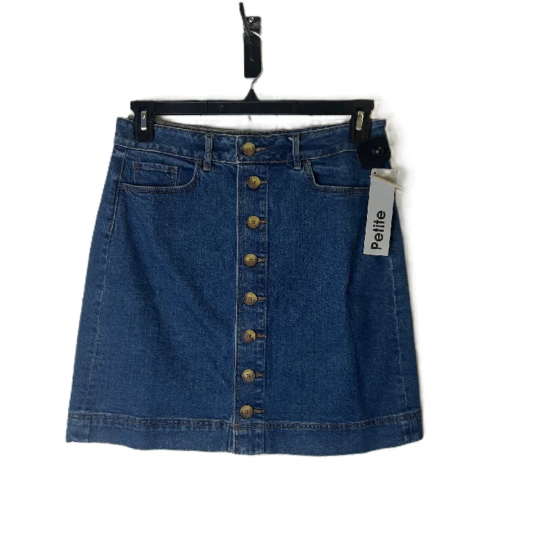 Blue Skirt Mini & Short By Loft, Size: 8petite