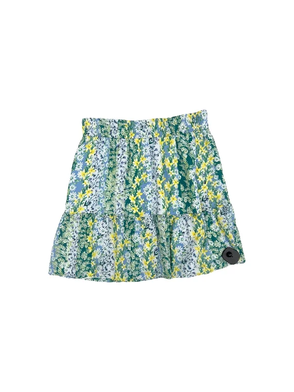 Floral Print Skirt Mini & Short Loft, Size S