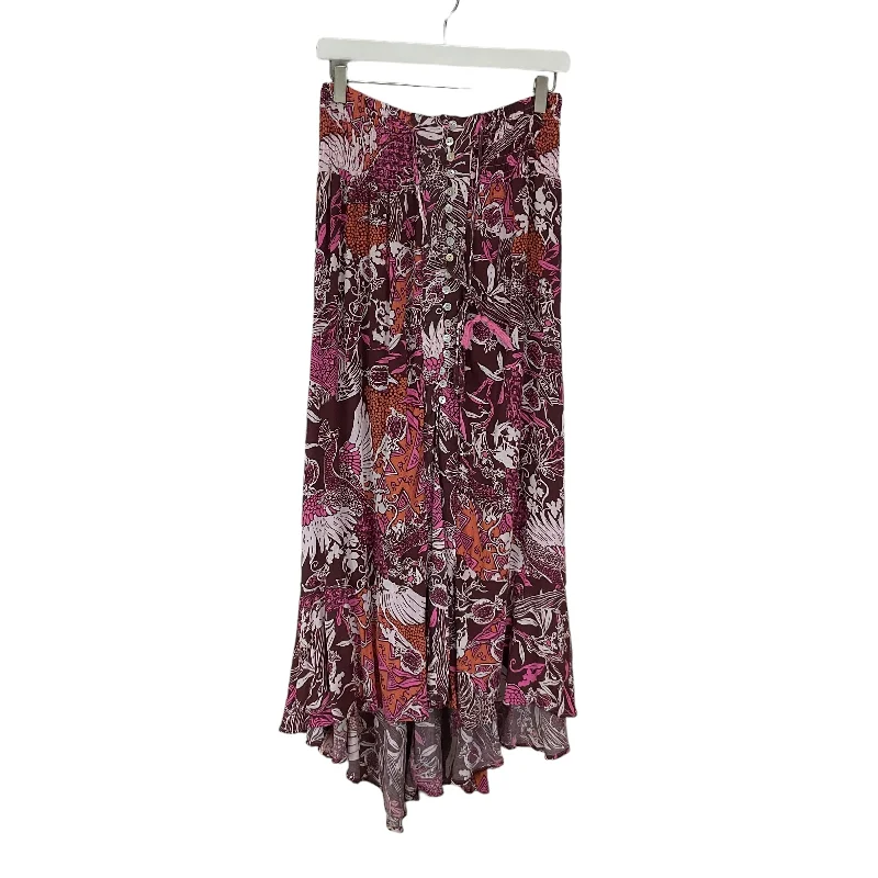 Pink Skirt Maxi Rachel Zoe, Size L