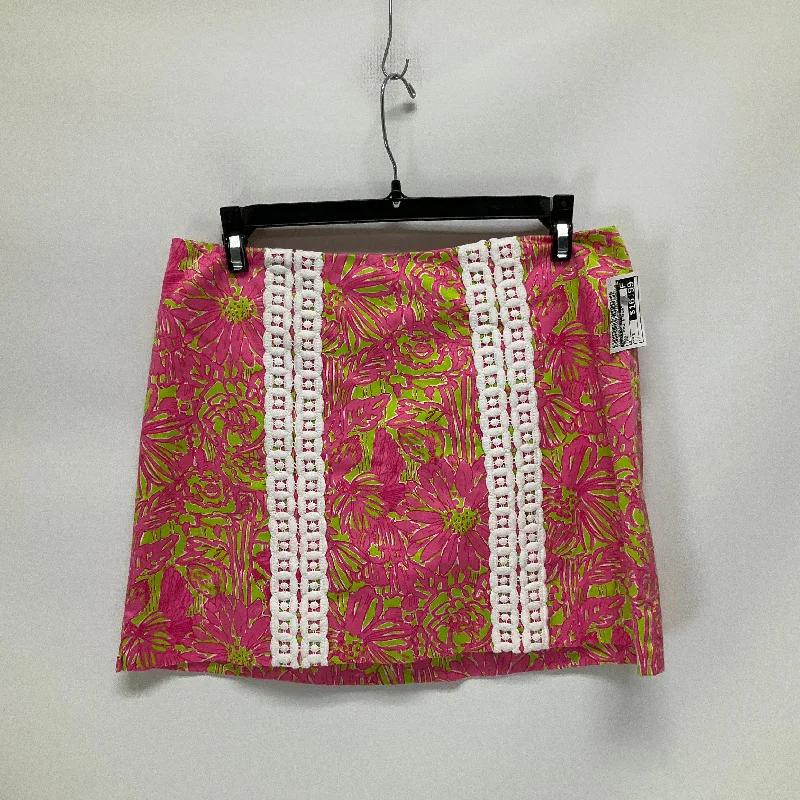 Pink Skirt Mini & Short Lilly Pulitzer, Size 2