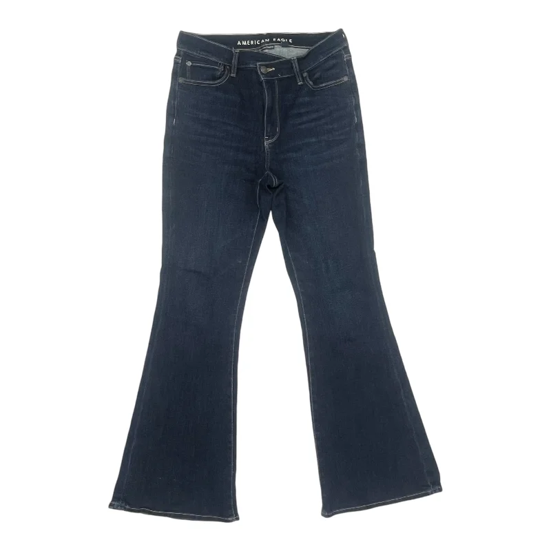 Jeans Flared By American Eagle In Blue Denim, Size:8