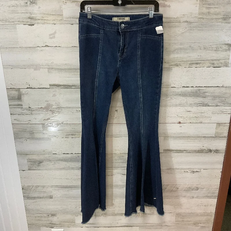 Jeans Flared By ROCK AND ROLL In Blue Denim, Size: 6