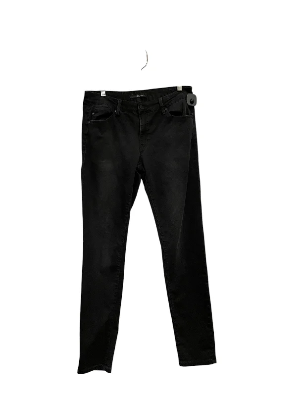 Jeans Jeggings By Kancan In Black Denim, Size: 10