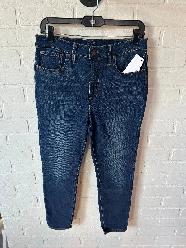 Jeans Skinny By J. Crew In Blue Denim, Size: 6p