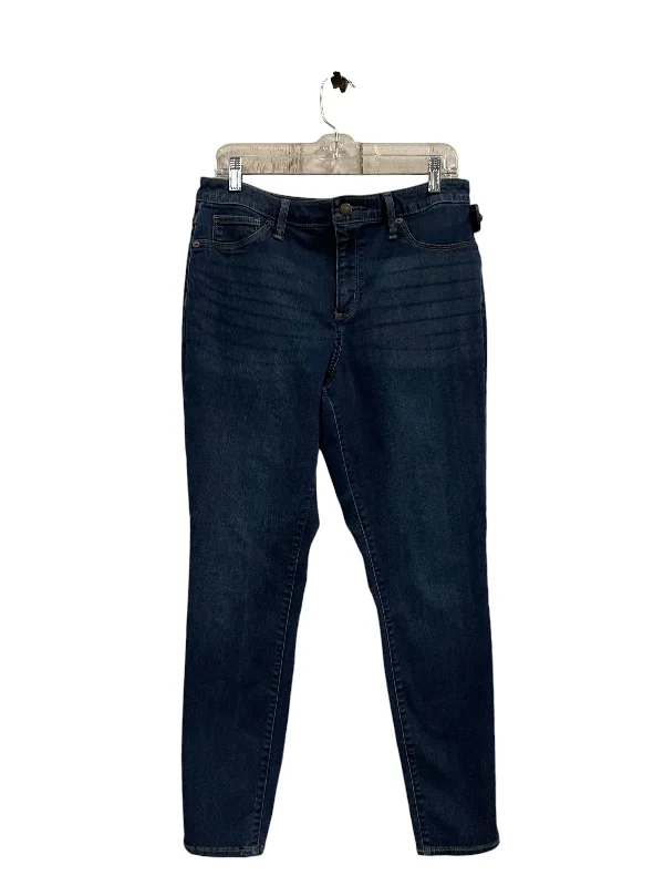 Jeans Skinny By Universal Thread In Blue Denim, Size: 12