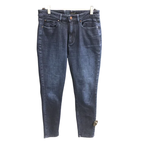 Jeans Straight By Ann Taylor In Blue Denim, Size: 6