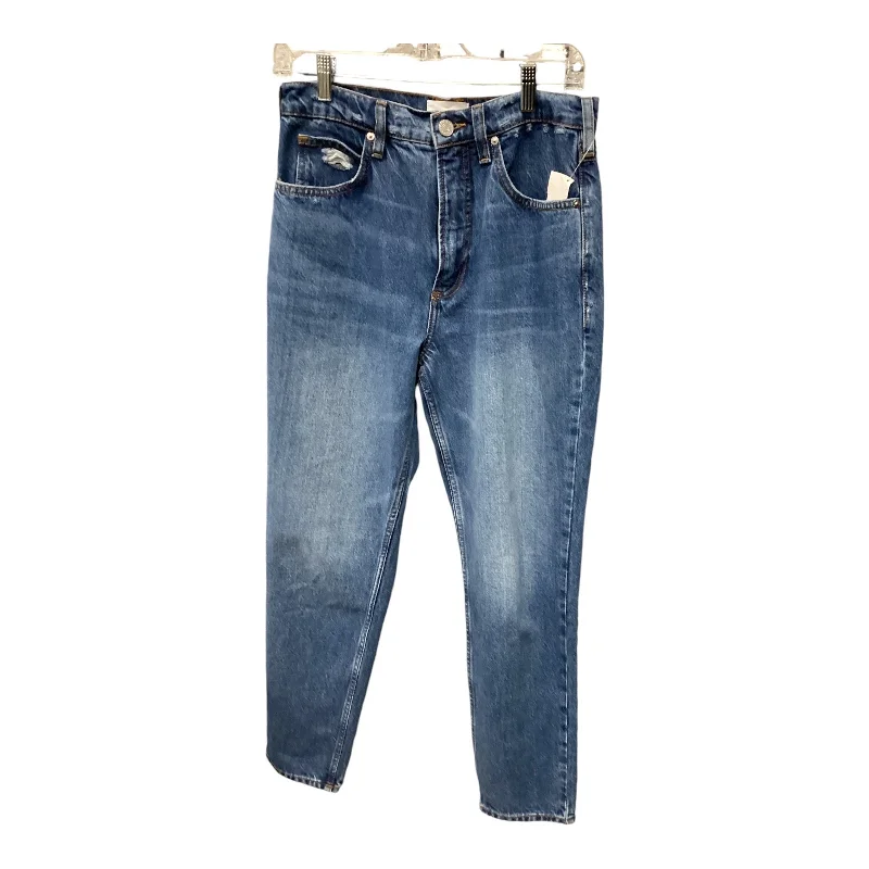 Jeans Straight By Frame In Blue Denim, Size: 6