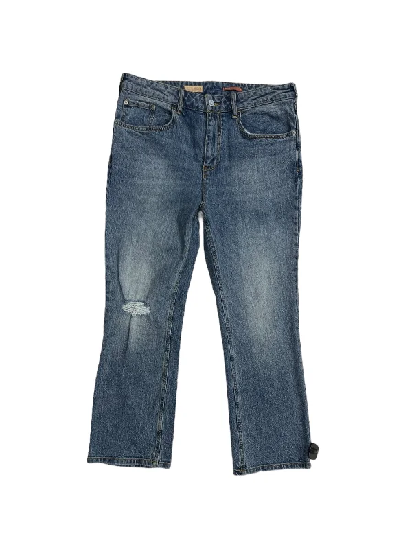 Jeans Straight By Pilcro In Blue Denim, Size: 12