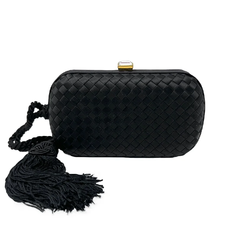 Bottega Veneta Vintage Satin Minaudiere Clutch