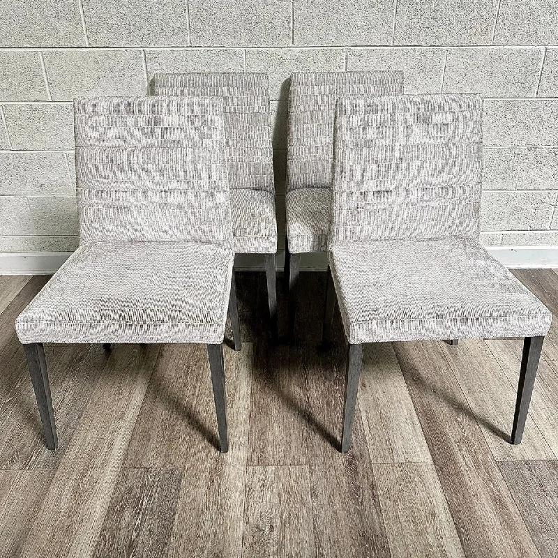 Set of 4 Upholstered Dining Chairs