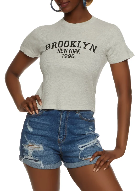 Brooklyn New York 1998 Embroidered Tee