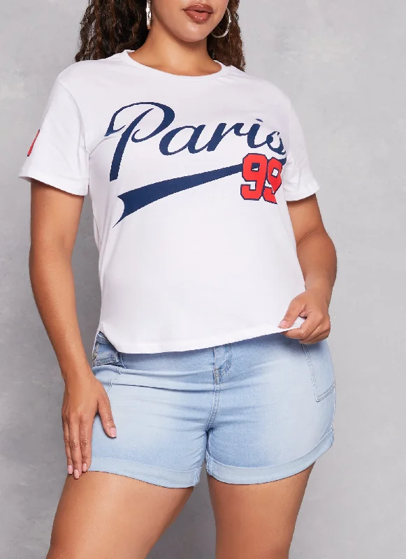 Plus Size Paris 99 High Low Tee