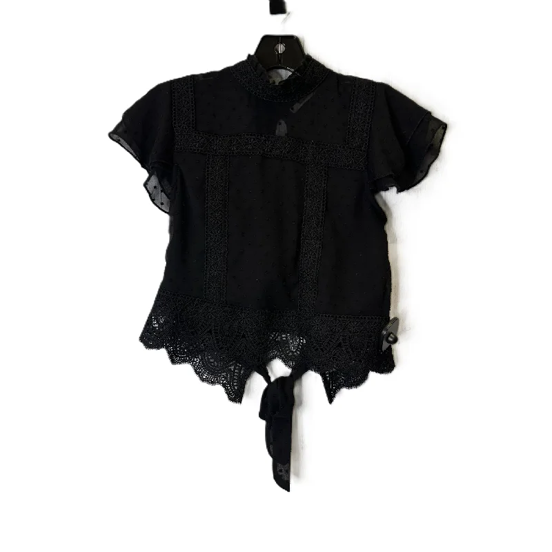 Top Short Sleeve By Mi Ami In Black, Size: S