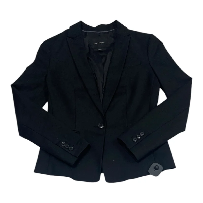 Blazer By Banana Republic In Black, Size: 4