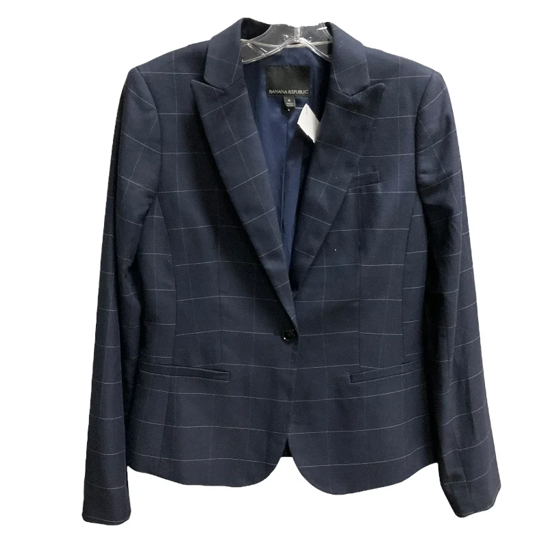 Blazer By Banana Republic In Navy, Size: 6