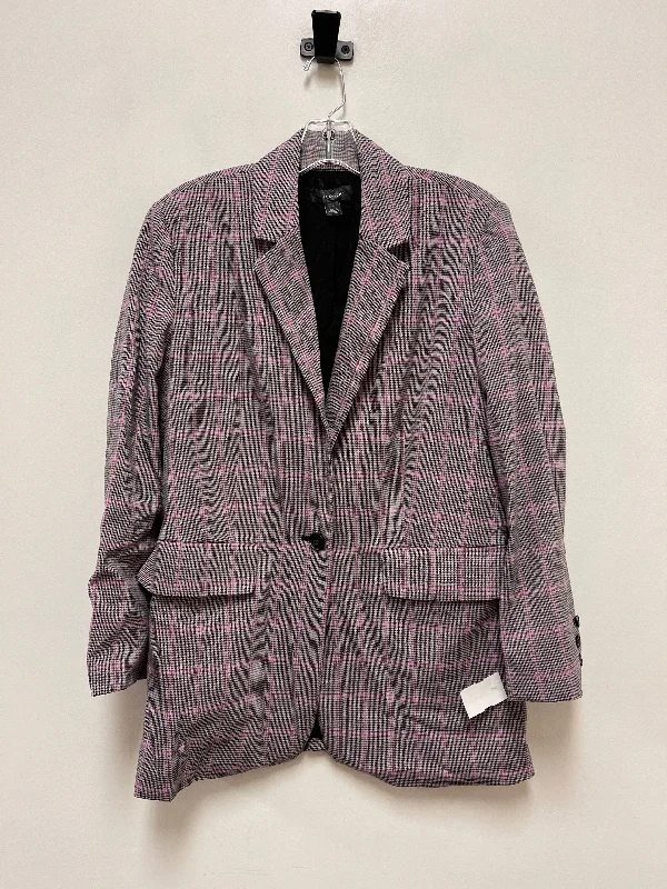 Blazer By Halogen In Brown & Pink, Size: S