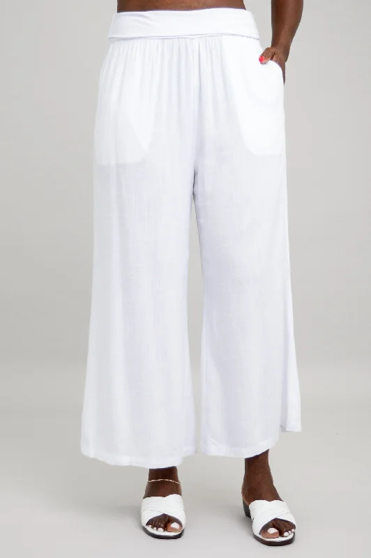 Landon Capri, White, Linen Bamboo