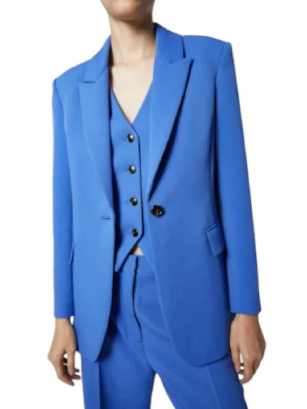 Gia Blazer In French Blue