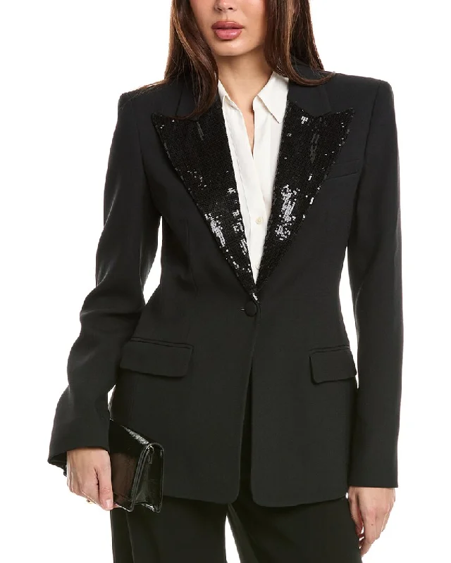 Michael Kors Sable Embellished Georgina Blazer