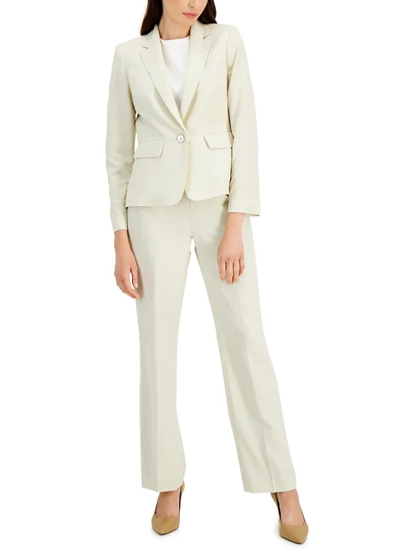 Womens Office Work Wear One-Button Blazer