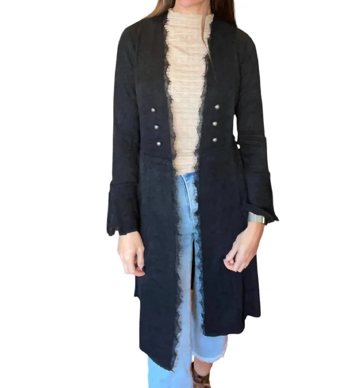 Beatrice Cardigan In Black