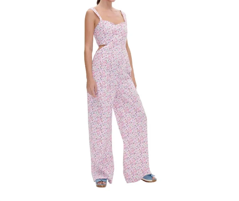 Nobel Jumpsuit In Pink Liberty