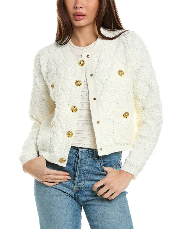 Stellah Wool-Blend Cardigan