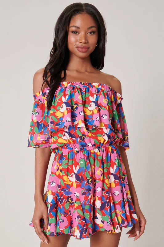 Sweet Soul Off the Shoulder Besame Romper